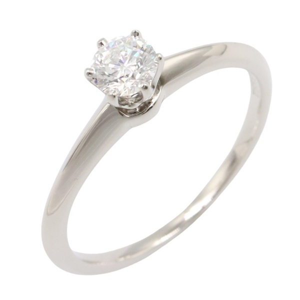 TIFFANY＆CO Diamond Ring Pt950 Platinum Used women US size 5