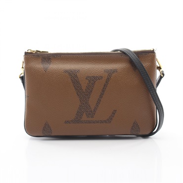 LOUIS VUITTON Pochette double zip Shoulder crossbody Bag M69203 Monogram Giant