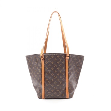 LOUIS VUITTON Sac shopping Tote shoulder Bag M51108 Monogram leather Brown Used