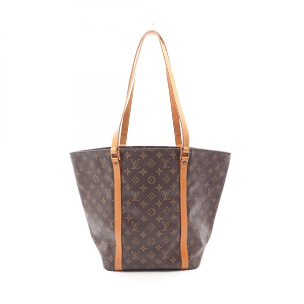 LOUIS VUITTON Sac shopping Tote shoulder Bag M51108 Monogram leather Brown Used