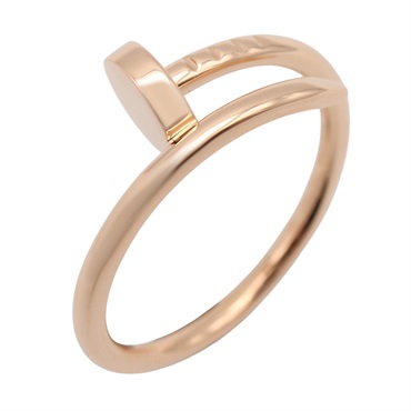 CARTIER Juste un Clou Ring SM 18KPG Pink Rose Gold Used unisex US size 6.25 #51