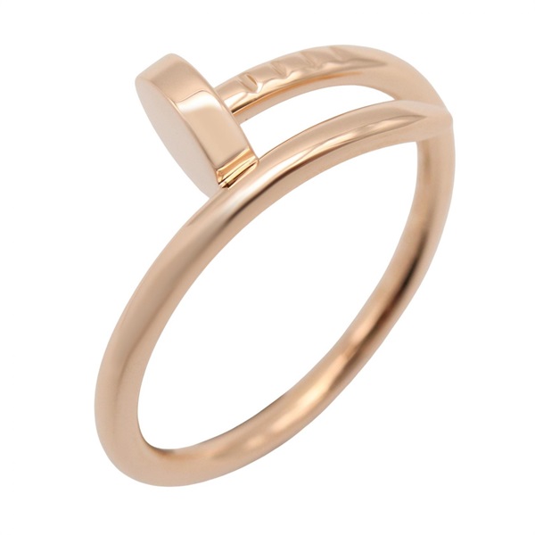 CARTIER Juste un Clou Ring SM 18KPG Pink Rose Gold Used unisex US size 6.25 #51