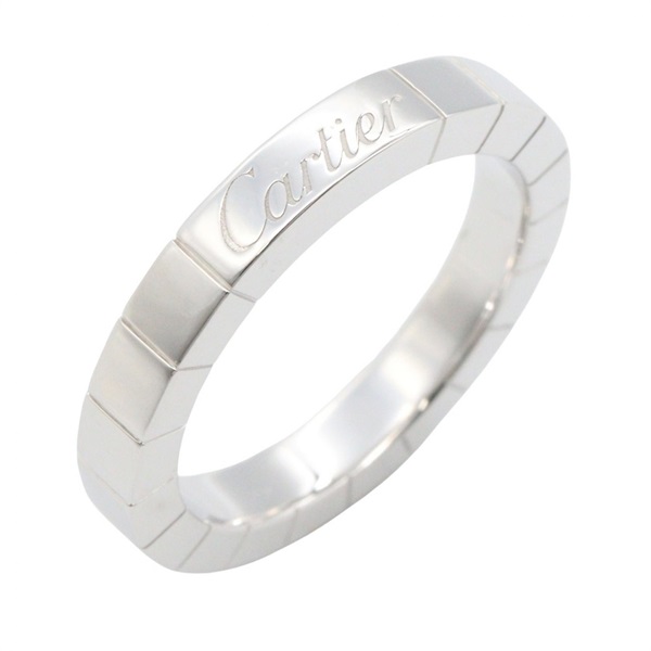 CARTIER Laniere Ring 18KWG White Gold Used women US size 475 #49