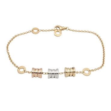 BVLGARI B-zero1 Bracelet Element 18KYWRG Yellow White Pink Rose Gold Used Women