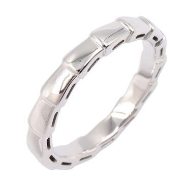 BVLGARI Serpenti Viper Ring 18KWG White Gold Used Women US size #8.5 #58