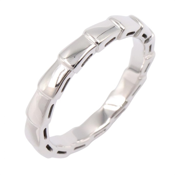 BVLGARI Serpenti Viper Ring 18KWG White Gold Used Women US size #8.5 #58