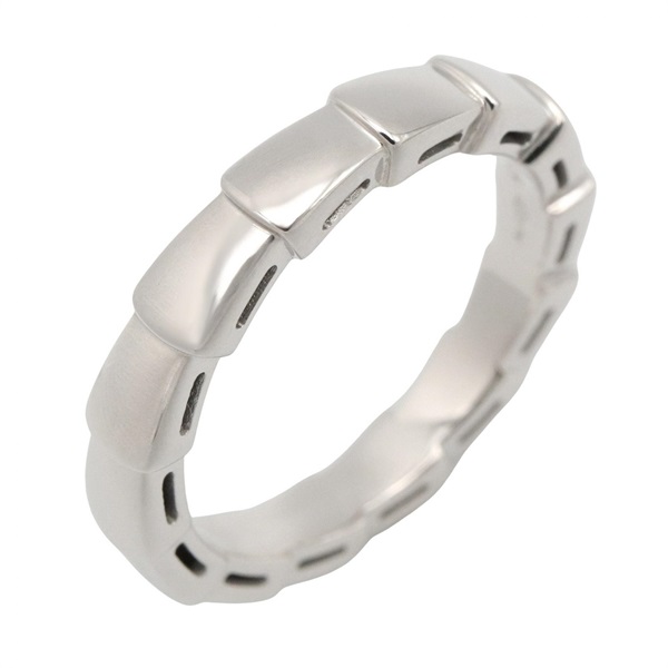 BVLGARI Serpenti Viper Ring 18KWG White Gold Used Women US size #6 #52