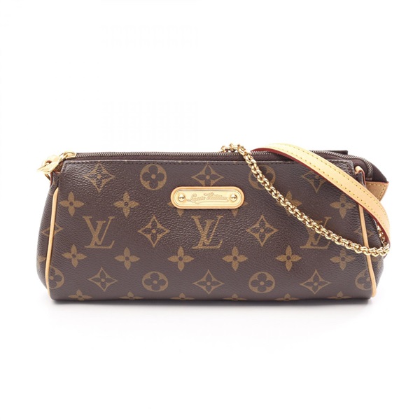 LOUIS VUITTON Eva Chain Shoulder Bag M95567 Monogram canvas leather Brown Used