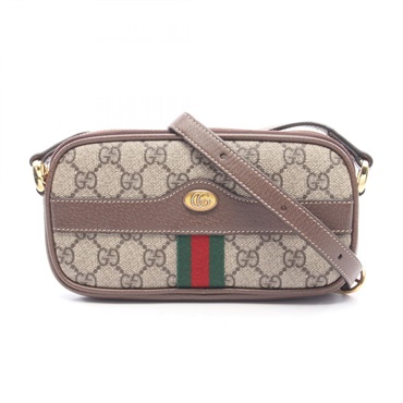 GUCCI Ophidia GG Supreme Sherry Line Shoulder Crossbody Bag 598664 canvas Used