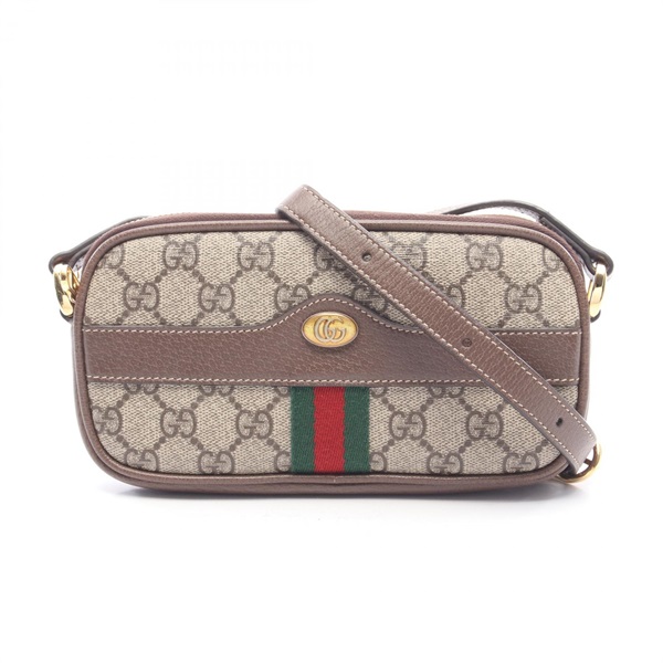 GUCCI Ophidia GG Supreme Sherry Line Shoulder Crossbody Bag 598664 canvas Used