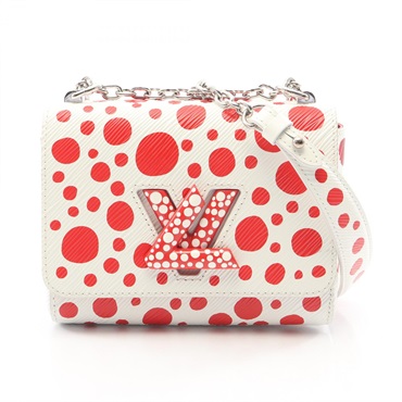 LOUIS VUITTON LV YK Twist PM Yayoi Kusama Shoulder Bag M21949 Epi Infinity Dot