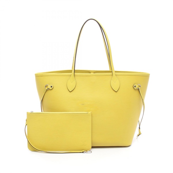 LOUIS VUITTON Neverfull MM Tote Shoulder Bag M40957 Epi leather Mimosa Used LV