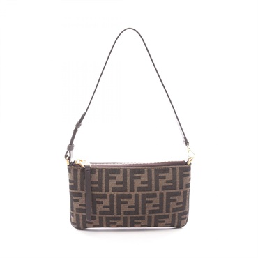 FENDI Zucca shoulder Handbag 8M0536A98PF1GL7 canvas leather Brown NEW Women