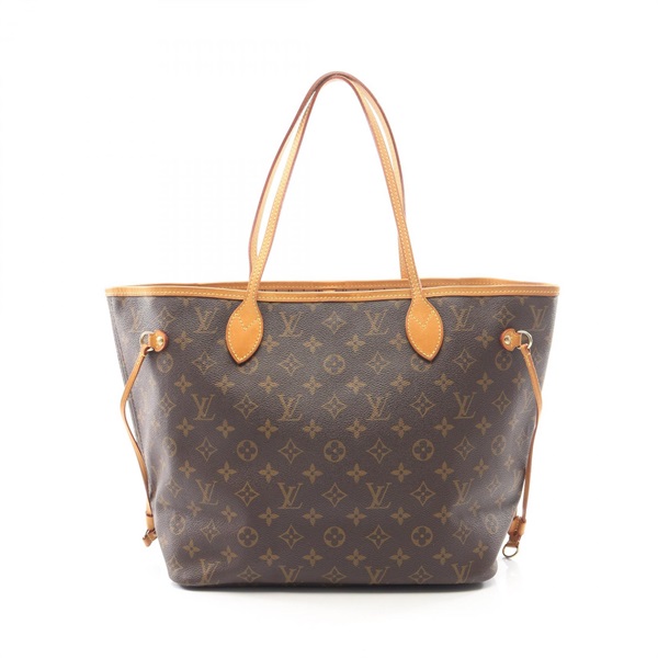 LOUIS VUITTON Neverfull MM Tote shoulder Bag M40156 Monogram leather Brown Used