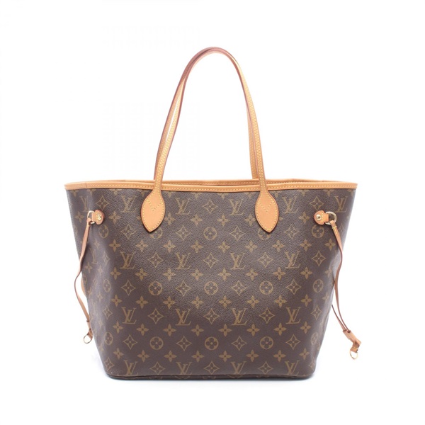 LOUIS VUITTON Neverfull MM Tote shoulder Bag M40156 Monogram leather Brown Used