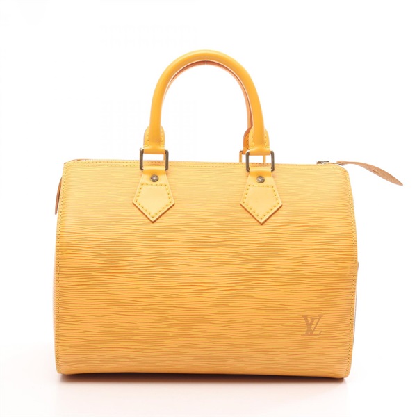 LOUIS VUITTON Speedy 25 Handbag M43019 Epi leather Tassil Yellow Used Women LV