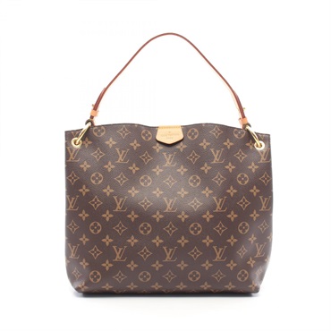 LOUIS VUITTON Graceful PM Shoulder Handbag M43700 Monogram canvas Pivoine Used