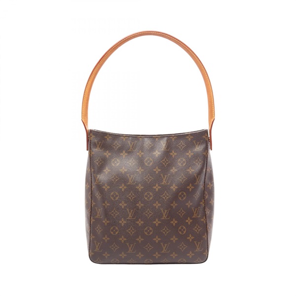 LOUIS VUITTON Looping GM Shoulder hand Bag M51145 Monogram leather Brown Used