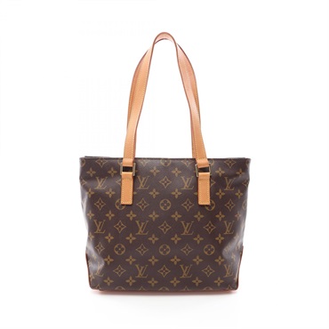 LOUIS VUITTON Cabas piano Shoulder hand Bag M51148 Monogram leather Brown Used