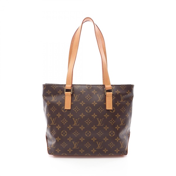 LOUIS VUITTON Cabas piano Shoulder hand Bag M51148 Monogram leather Brown Used