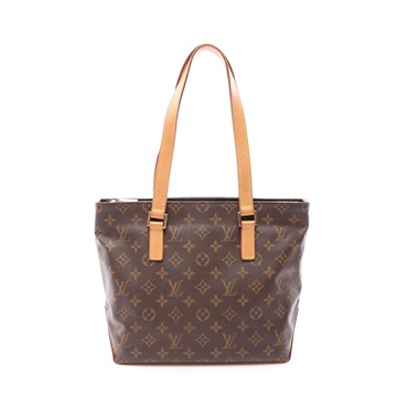 LOUIS VUITTON Cabas piano Shoulder hand Bag M51148 Monogram leather Brown Used