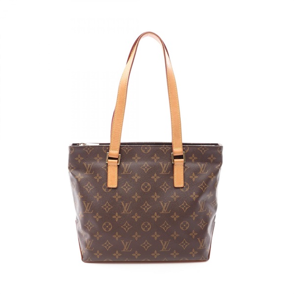 LOUIS VUITTON Cabas piano Shoulder hand Bag M51148 Monogram leather Brown Used