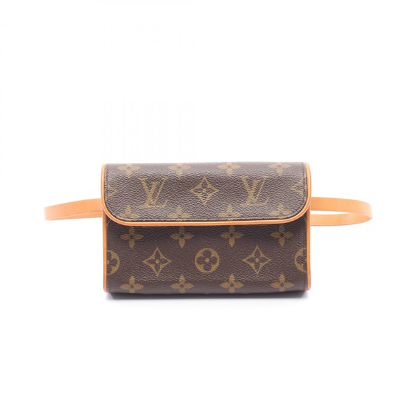 LOUIS VUITTON Pochette Florentine Waist bum bag M51855 Monogram leather Brown