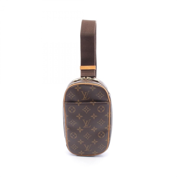 LOUIS VUITTON Pochette Gange Waist bum belt bag M51870 Monogram leather Brown