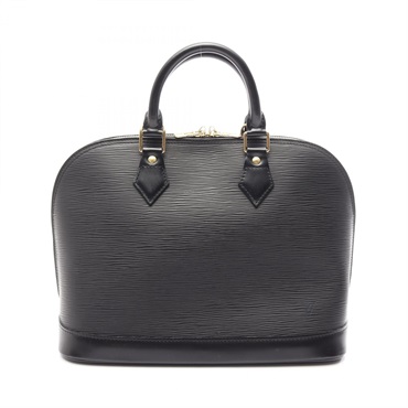 LOUIS VUITTON Alma Handbag M52142 Epi leather Noir Used Women