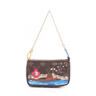 LOUIS VUITTON Mini Pochette Accessoires Handbag M68489 Monogram Vivienne leather