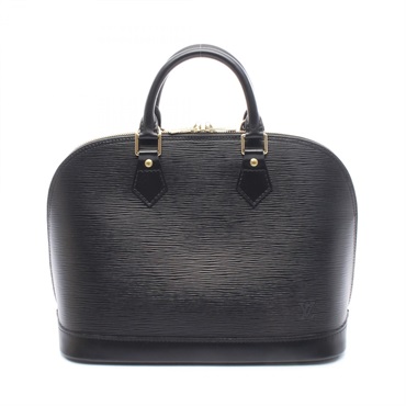 LOUIS VUITTON Alma Handbag M52142 Epi leather Black Used Women LV