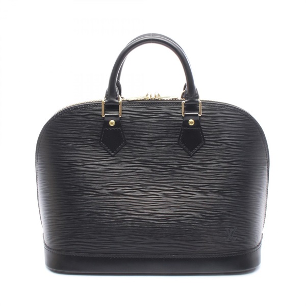 LOUIS VUITTON Alma Handbag M52142 Epi leather Black Used Women LV