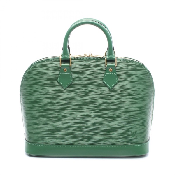 LOUIS VUITTON Alma Handbag M52144 Epi leather Borneo Green Used Women LV