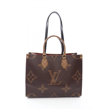 LOUIS VUITTON On the Go MM Tote shoulder Bag M45321 Monogram Giant Reverse LV