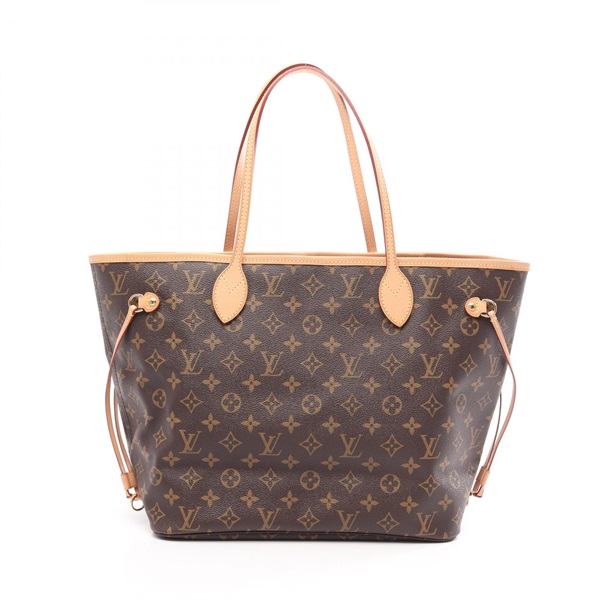 LOUIS VUITTON Neverfull MM Tote Shoulder Bag M40156 Monogram canvas leather Used
