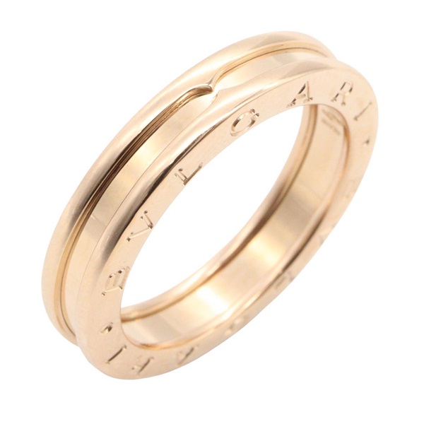 BVLGARI B-zero1 1 Band Ring 18KRG Pink Rose Gold Used Women US size #8.5 #59