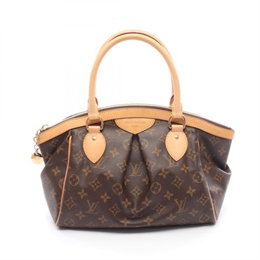 LOUIS VUITTON Tivoli PM Handbag M40143 Monogram PVC coated canvas leather Used