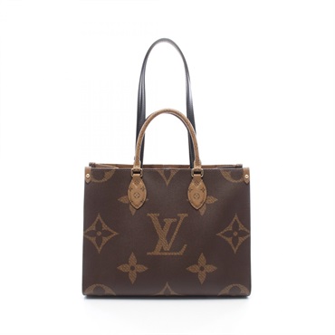 LOUIS VUITTON On the Go MM Tote shoulder hand Bag M45321 Monogram Giant Reverse