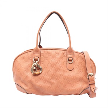 GUCCI Guccissima Heartbit Shoulder Crossbody Tote Bag 269955 leather Orange Used