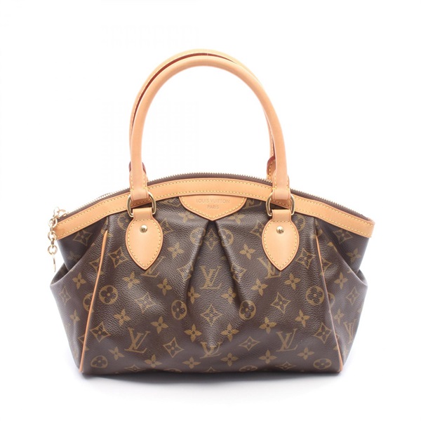 LOUIS VUITTON Tivoli PM Handbag M40143 Monogram leather Brown Used Women