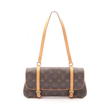 LOUIS VUITTON Marelle Shoulder hand Bag M51157 Monogram leather Brown Used Women