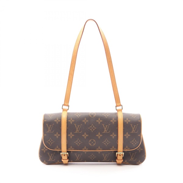LOUIS VUITTON Marelle Shoulder hand Bag M51157 Monogram leather Brown Used Women