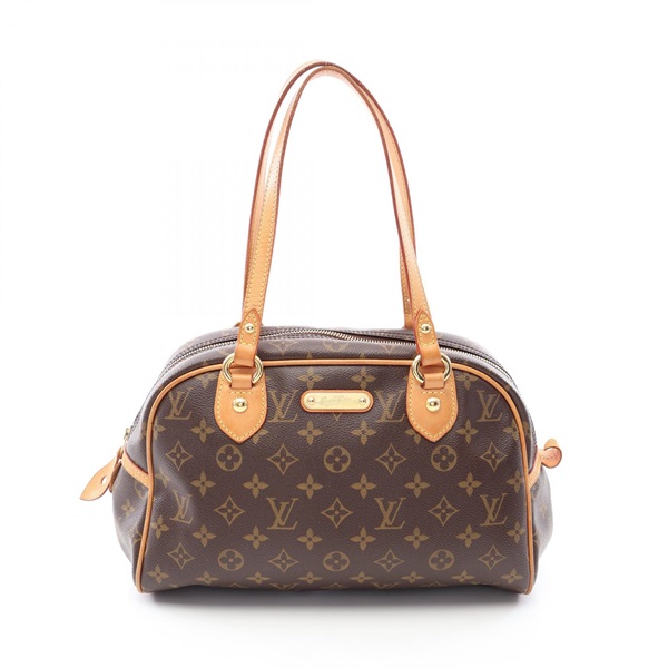 LOUIS VUITTON Montorgueil PM Shoulder hand Bag M95565 Monogram leather Brown