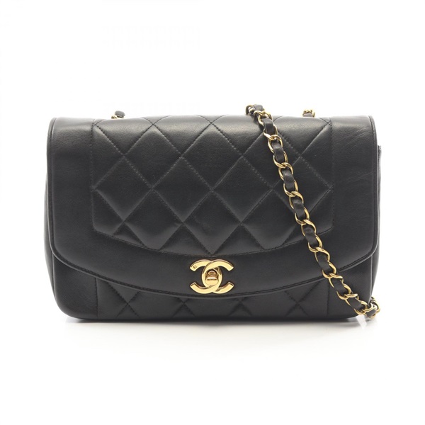 CHANEL Matelasse Diana Flap Chain Shoulder Crossbody Bag A01164 leather GHW Used