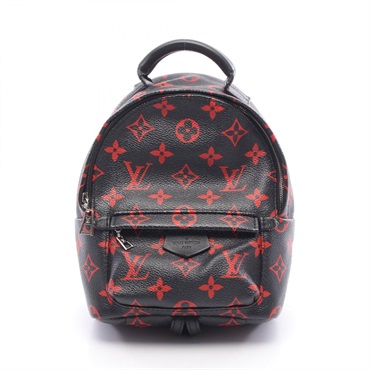 LOUIS VUITTON Palm Springs Backpack Mini M41457  Monogram Infrarouge Black Red