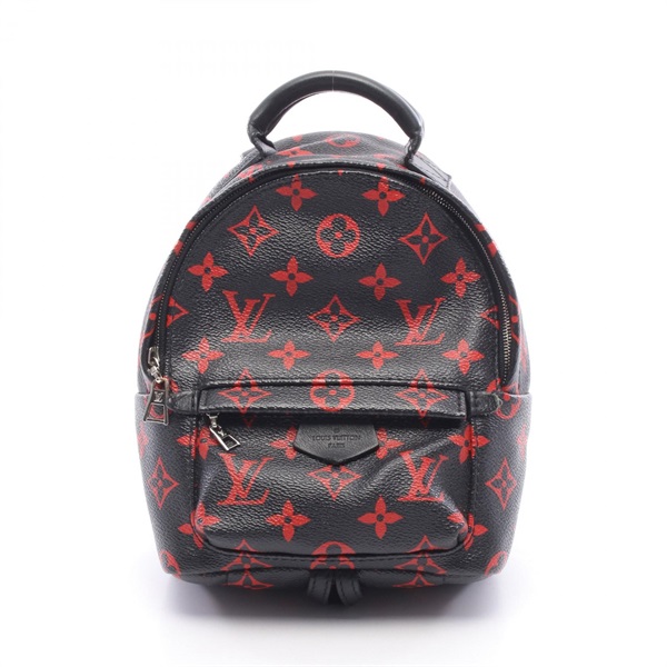 LOUIS VUITTON Palm Springs Backpack Mini M41457  Monogram Infrarouge Black Red