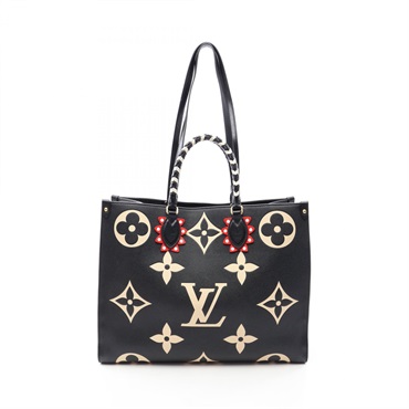 LOUIS VUITTON OnTheGo GM LV Crafty Shoulder Tote Bag M45373 Monogram empreinte