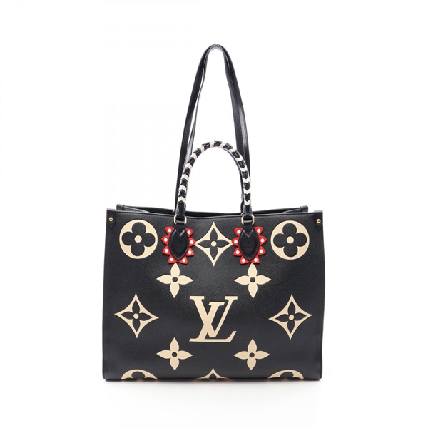 LOUIS VUITTON OnTheGo GM LV Crafty Shoulder Tote Bag M45373 Monogram empreinte