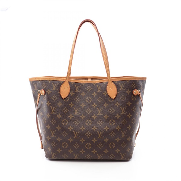 LOUIS VUITTON Neverfull MM Tote shoulder Bag M40156 Monogram leather Brown Used