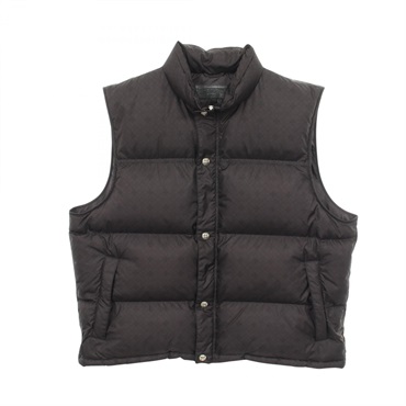 CHROME HEARTS STIFF CH Plus Down vest polyester Black Used mens size XL